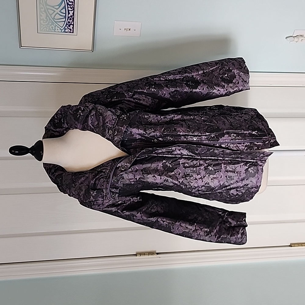 Purple and Silver size M Neyelles Coat
